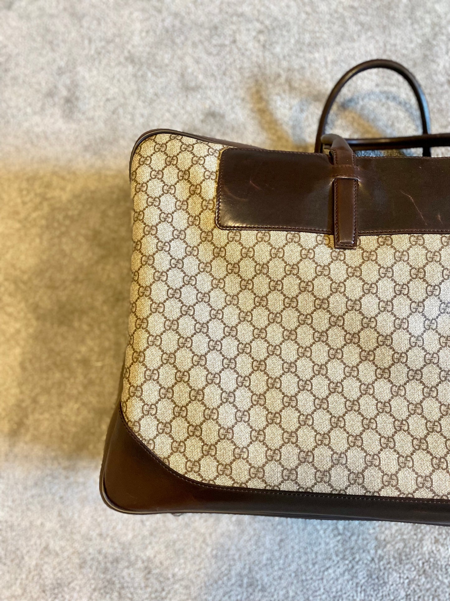 Gucci Soft Leather Luggage