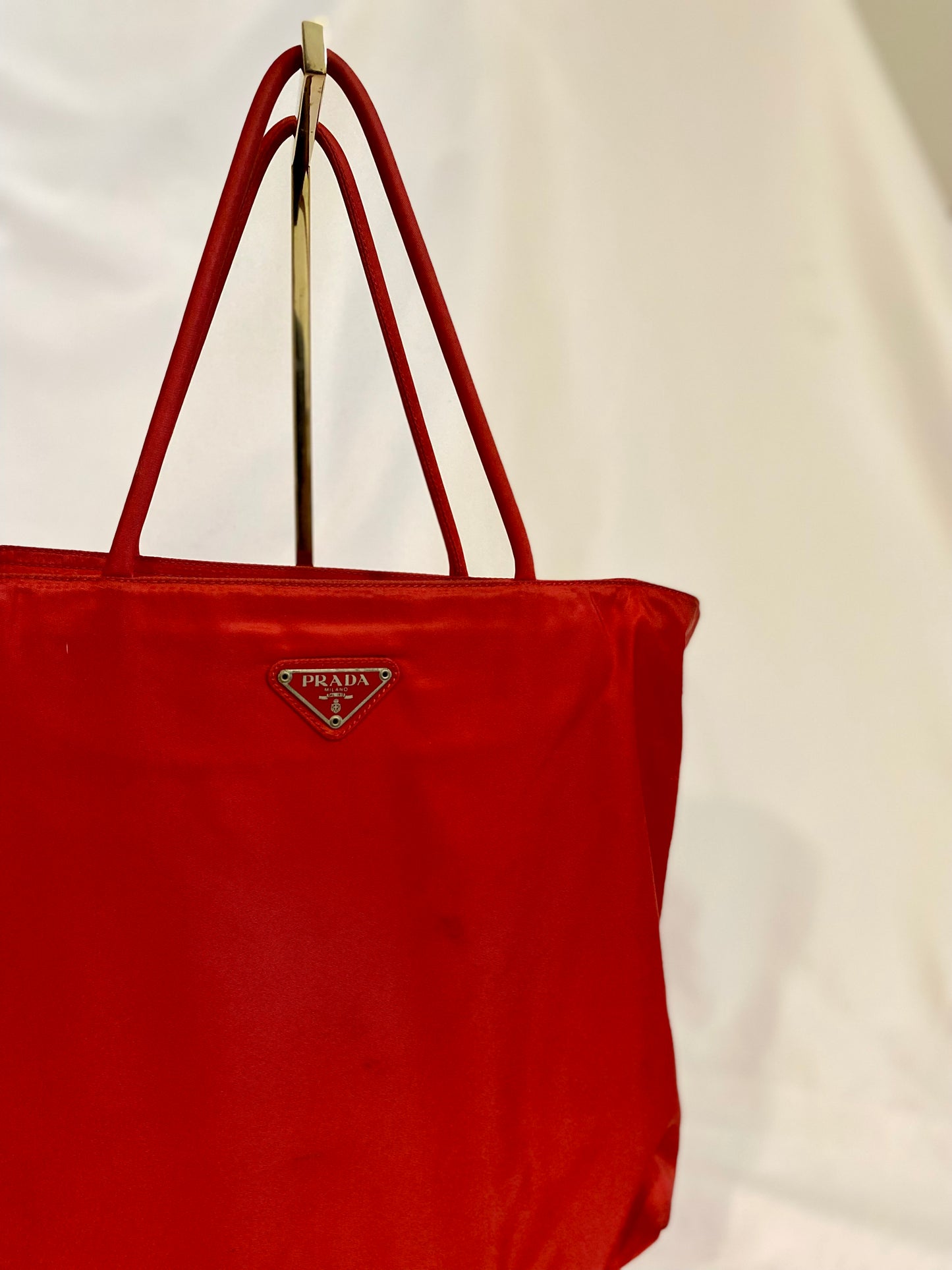 Red Prada Tote Bag