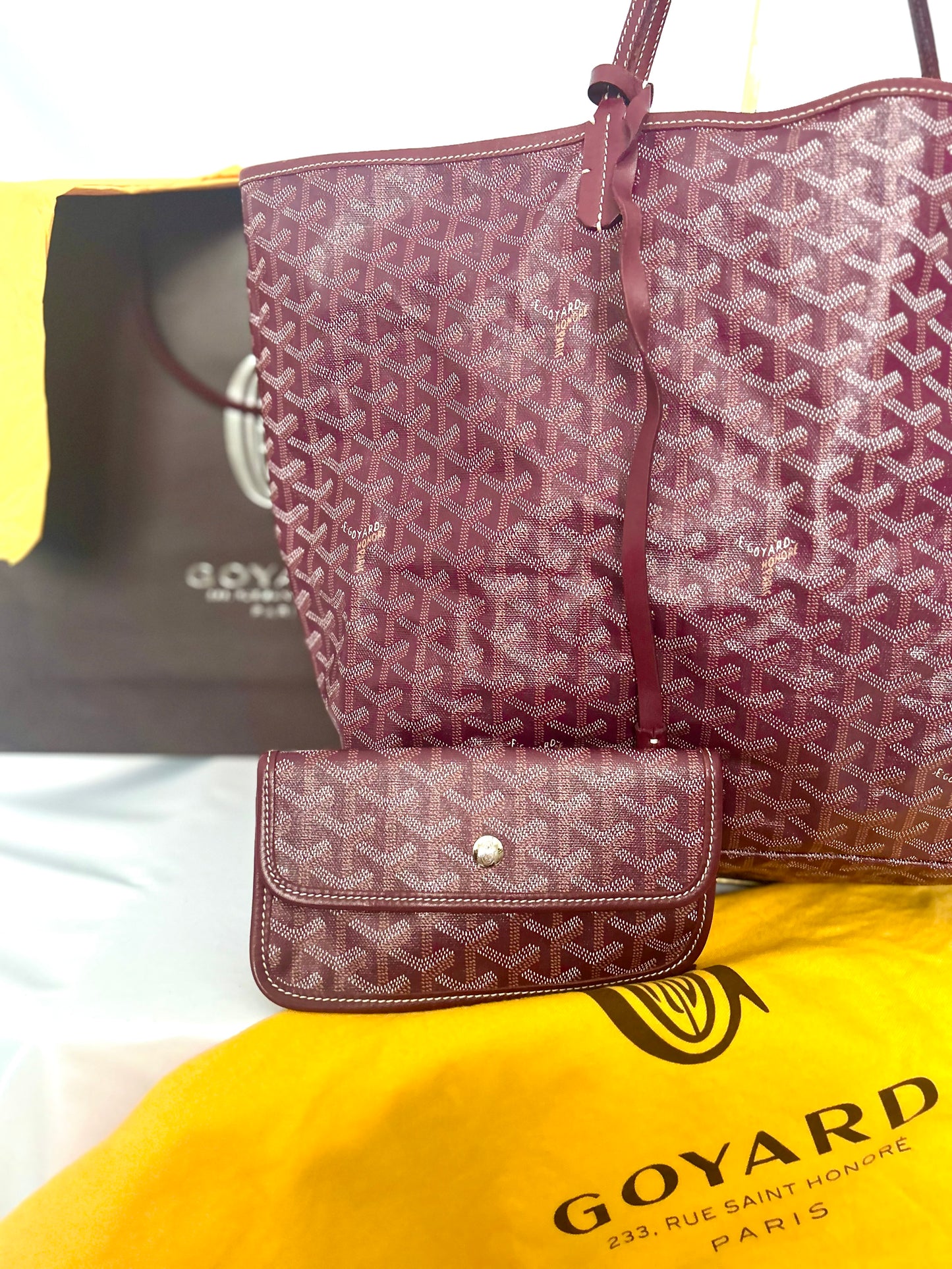 Goyard Burgundy Saint Louis GM