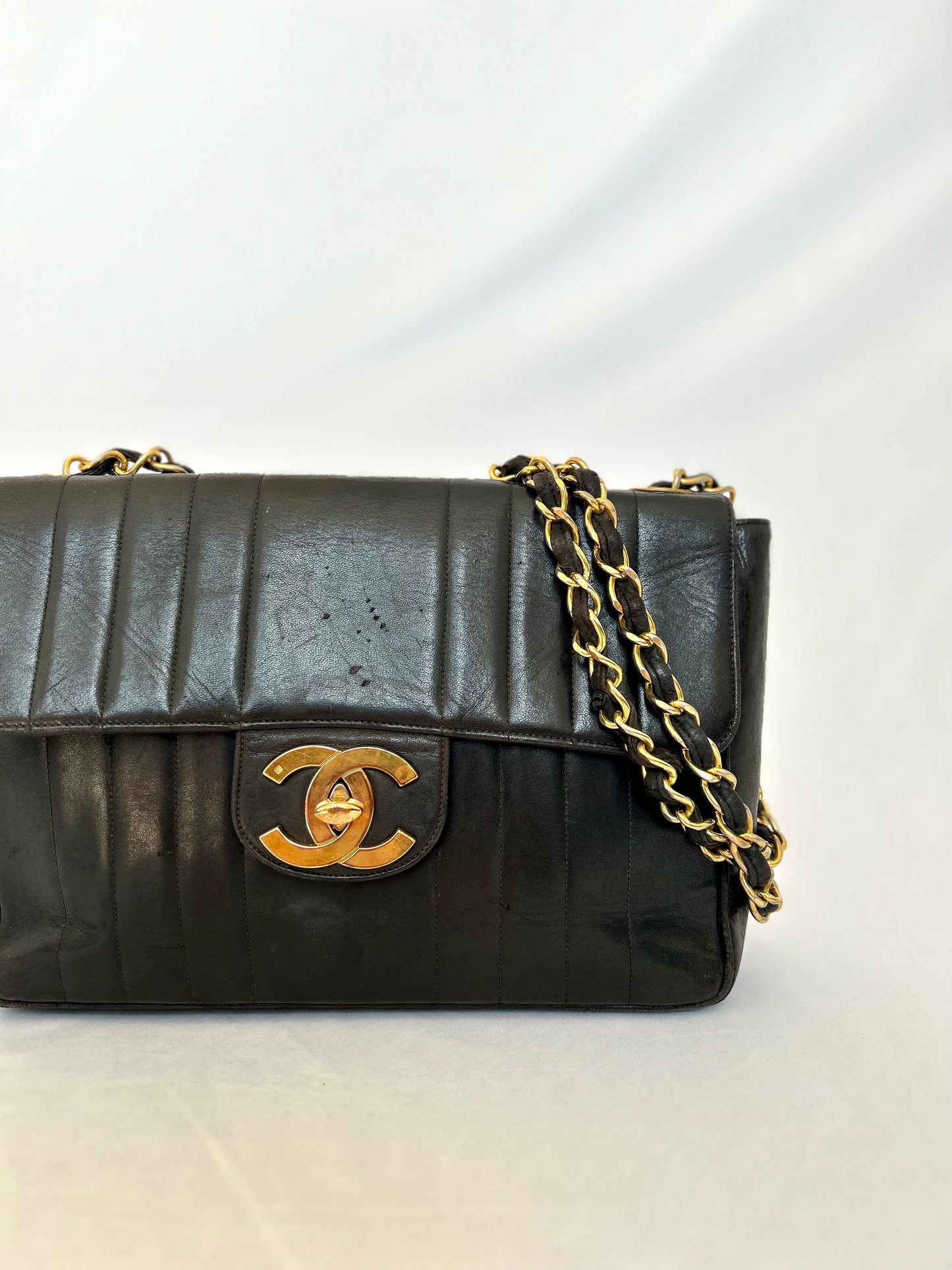 Chanel Lambskin Mademoiselle Jumbo