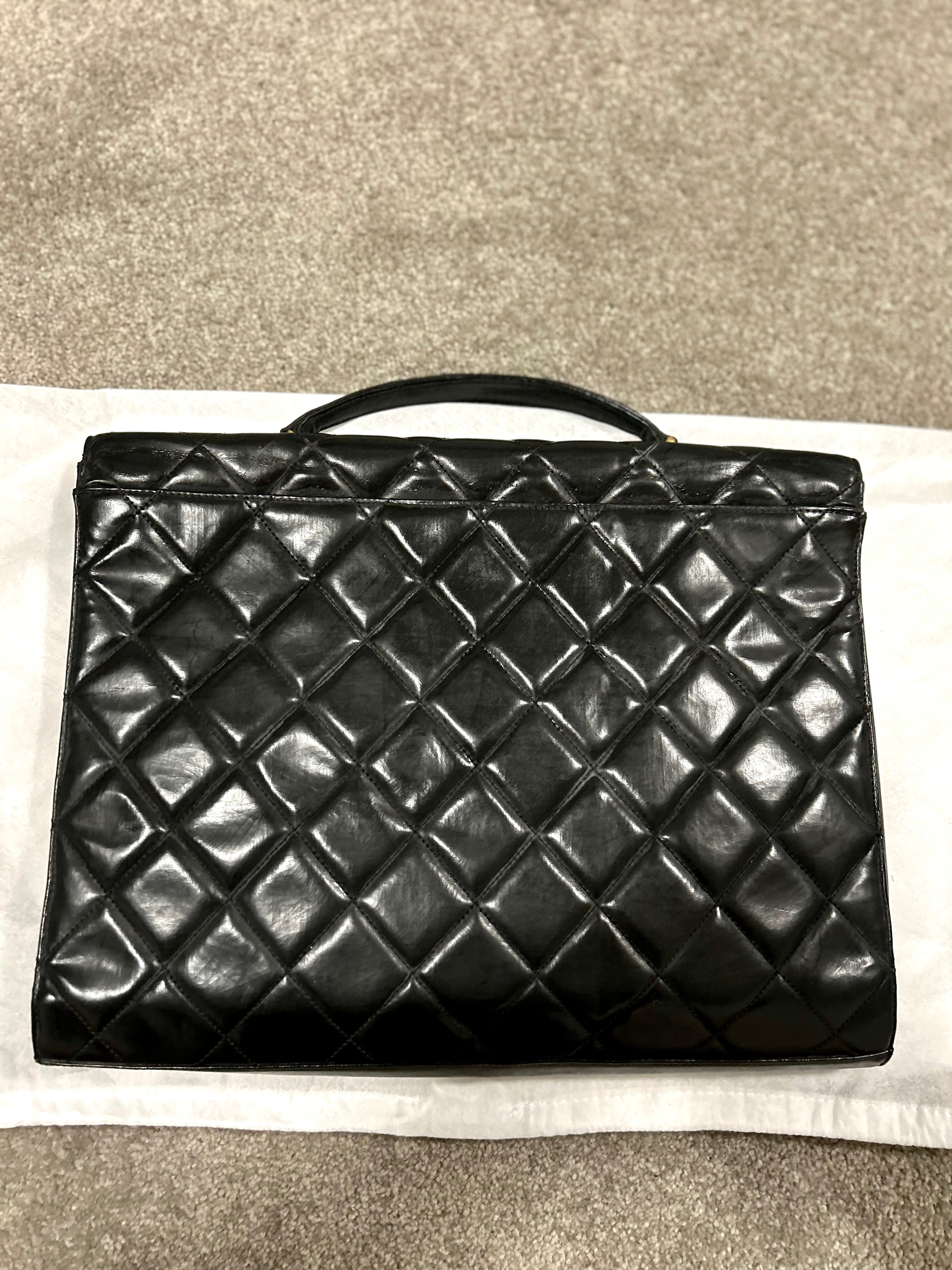 Chanel best sale briefcase bag