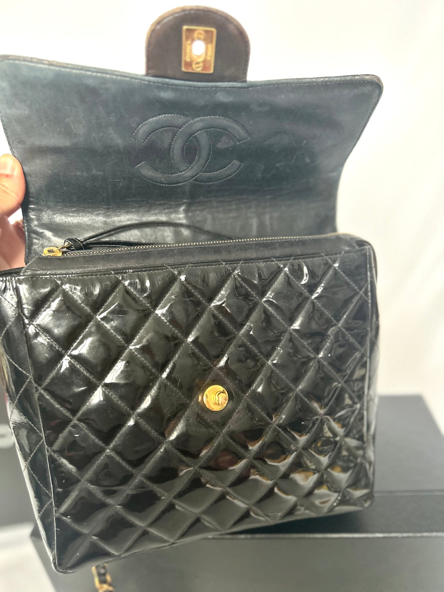 Chanel Patent Leather backpack