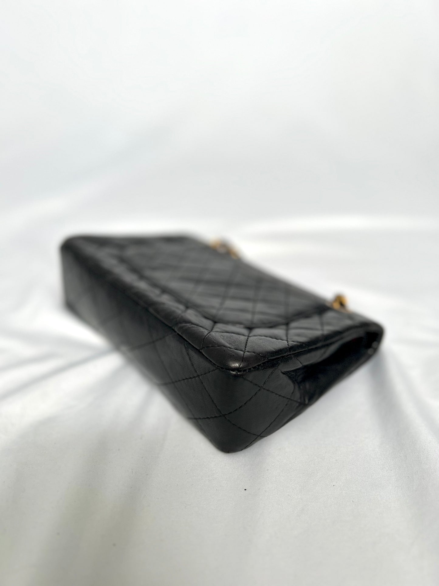 Chanel Black Lambskin Small Class Flap