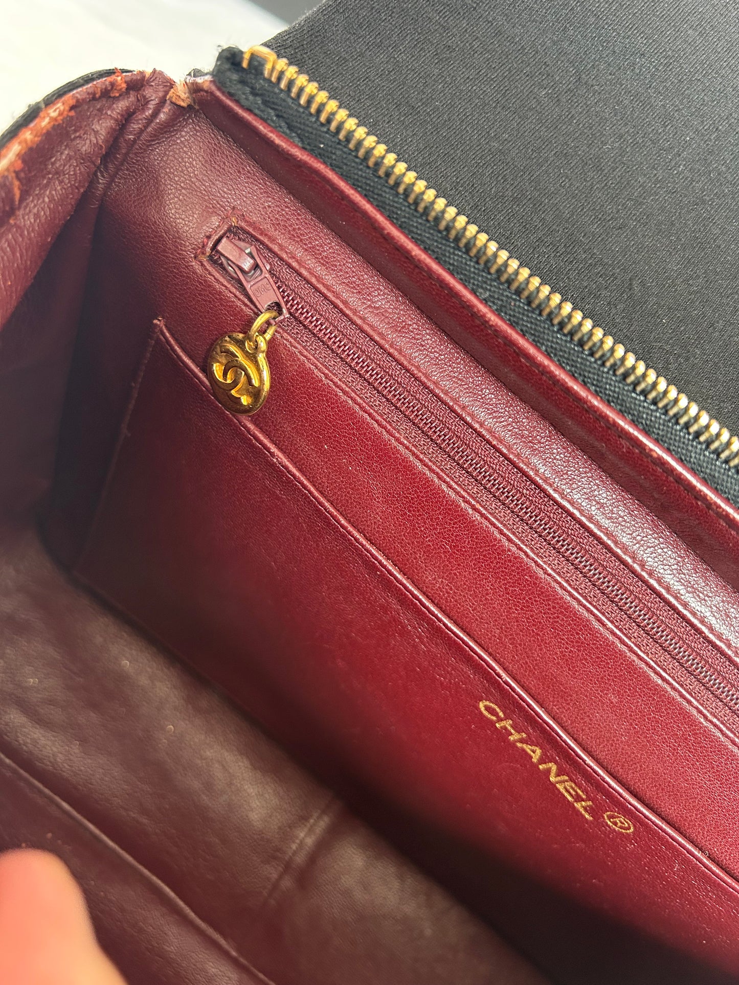 Chanel Black Jersey Backpack