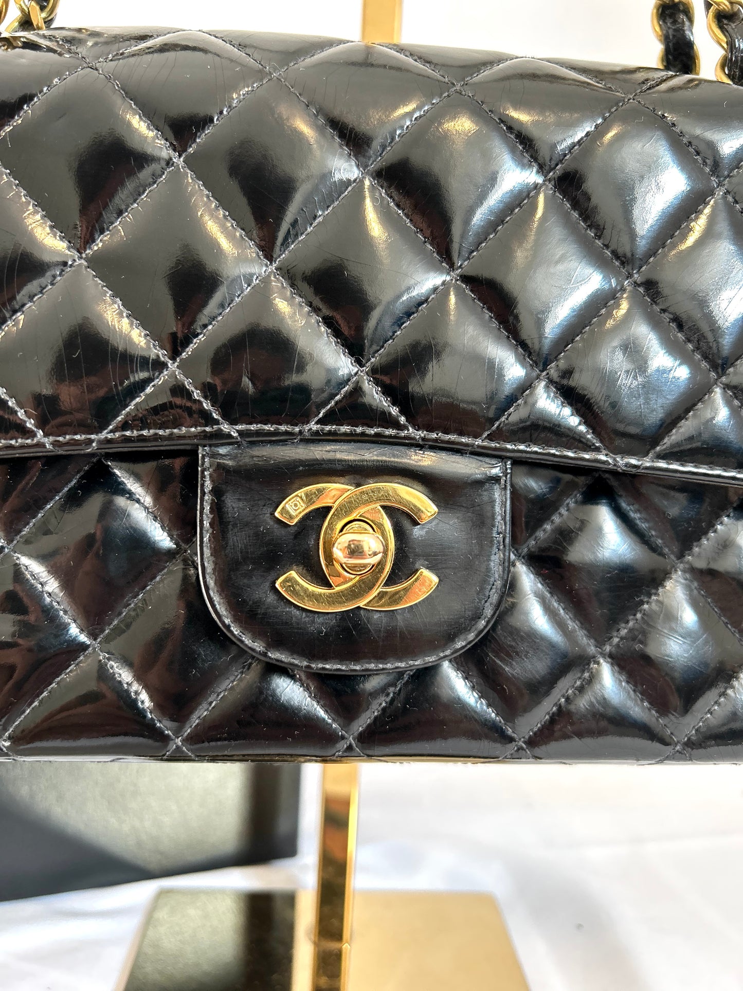 Patent Leather Chanel Classic Flap