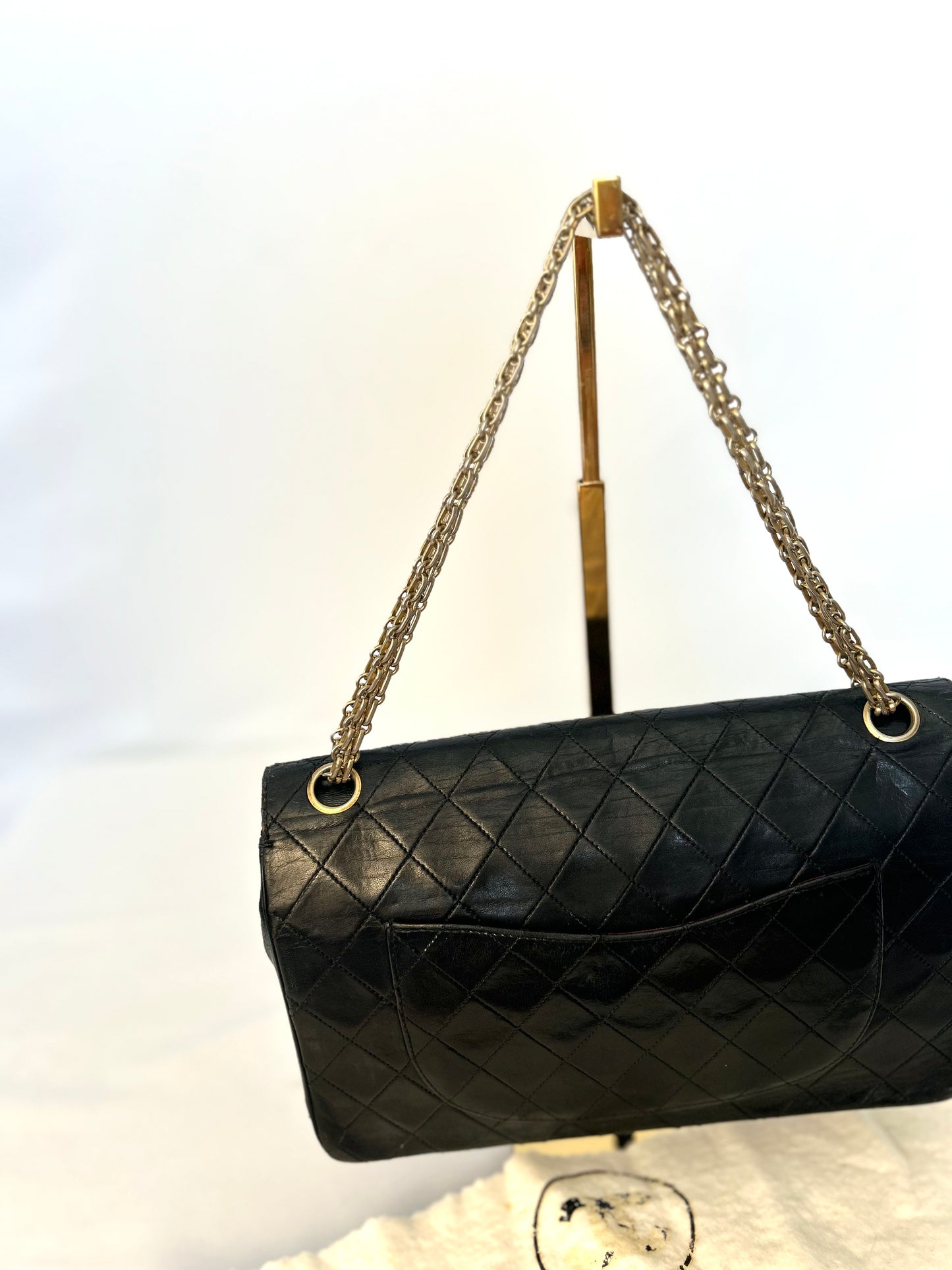 Authentic Chanel Medium Lambskin Classic Flap Bag