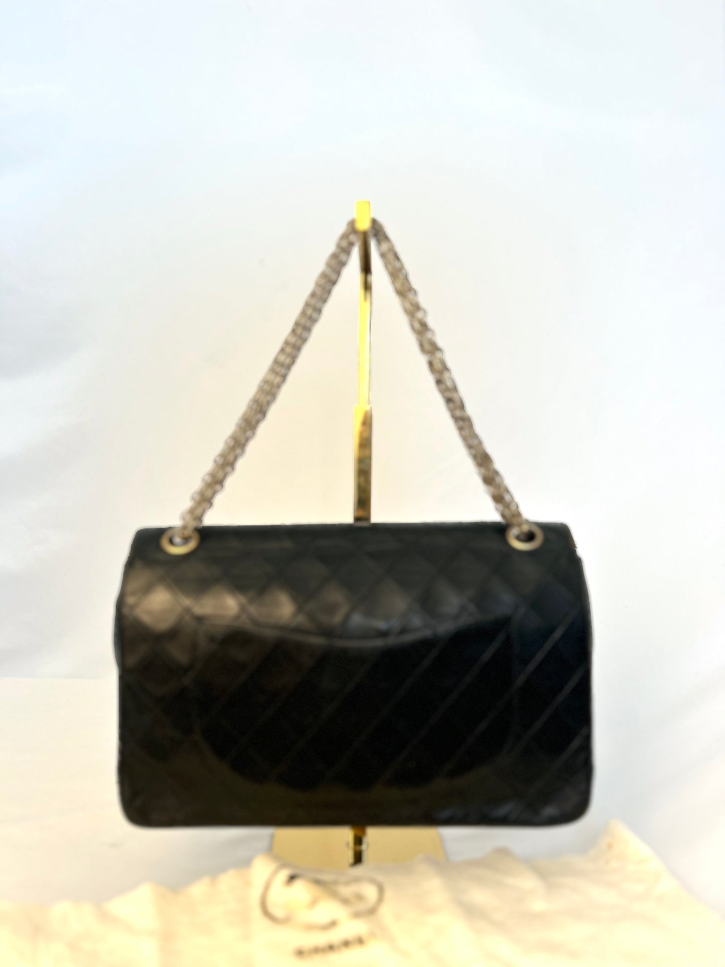 Authentic Chanel Medium Lambskin Classic Flap Bag