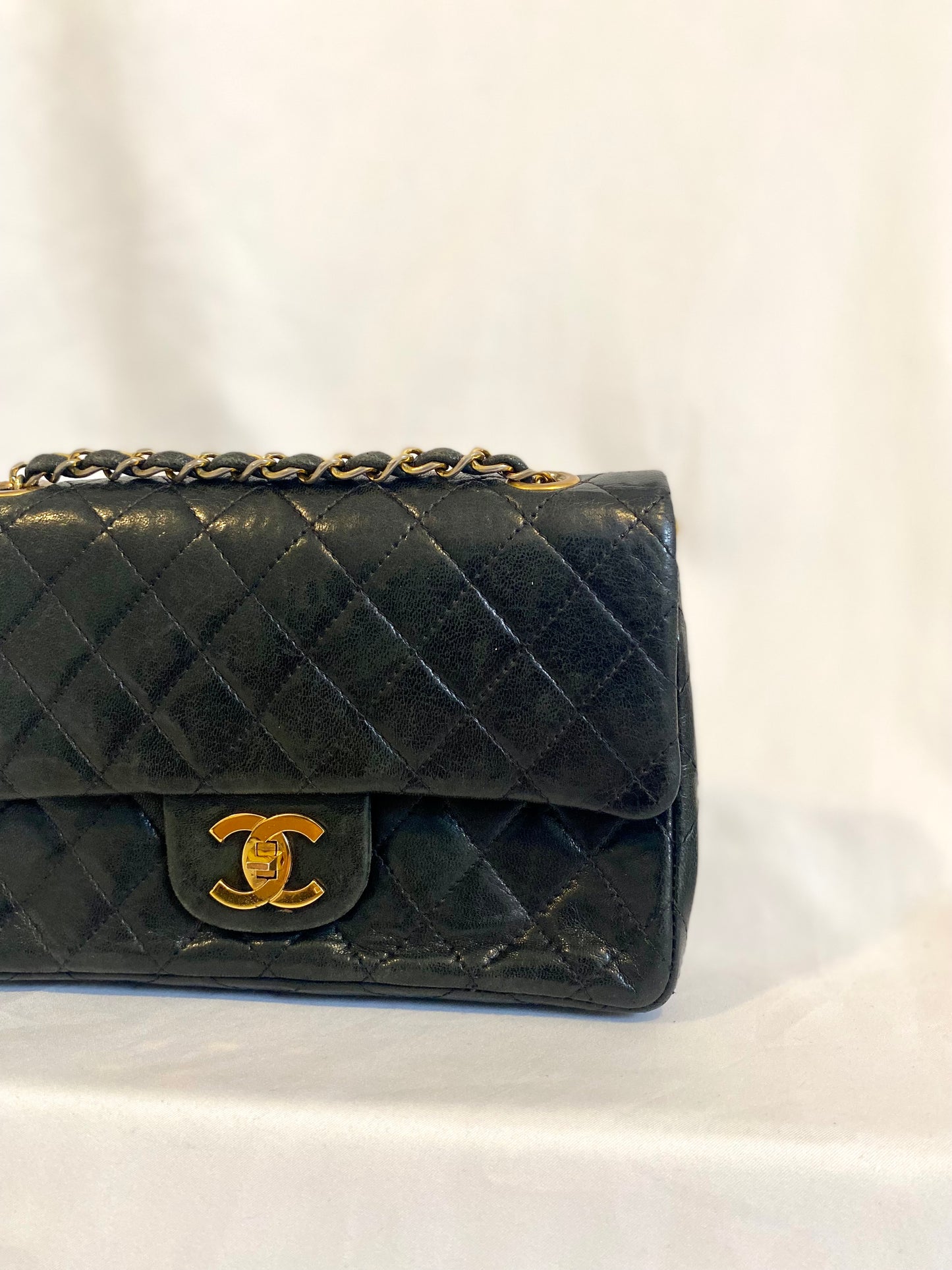 Chanel Black Vintage Classic Flap