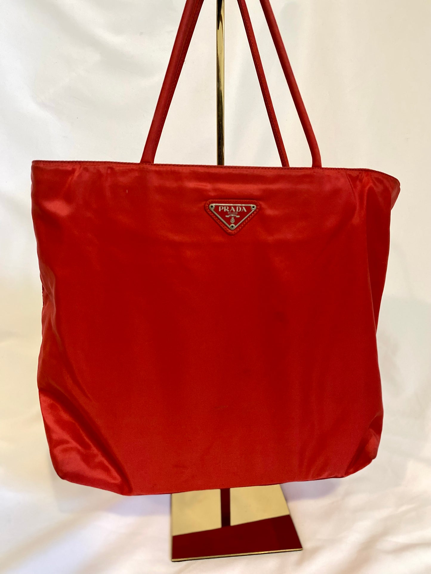 Red Prada Tote Bag