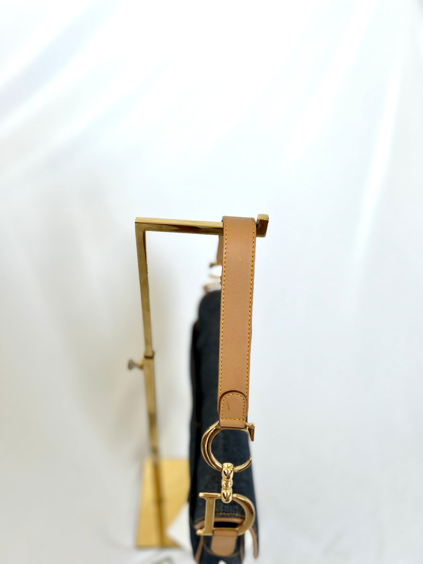 Dior Denim Saddle Bag