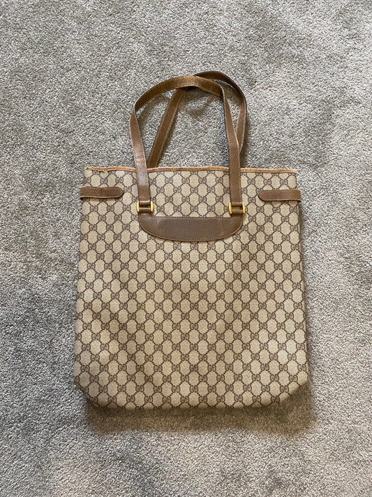 Gucci Canvas Tote Bag