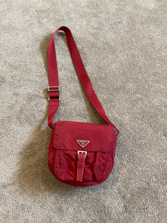 Prada Wine Red Crossbody