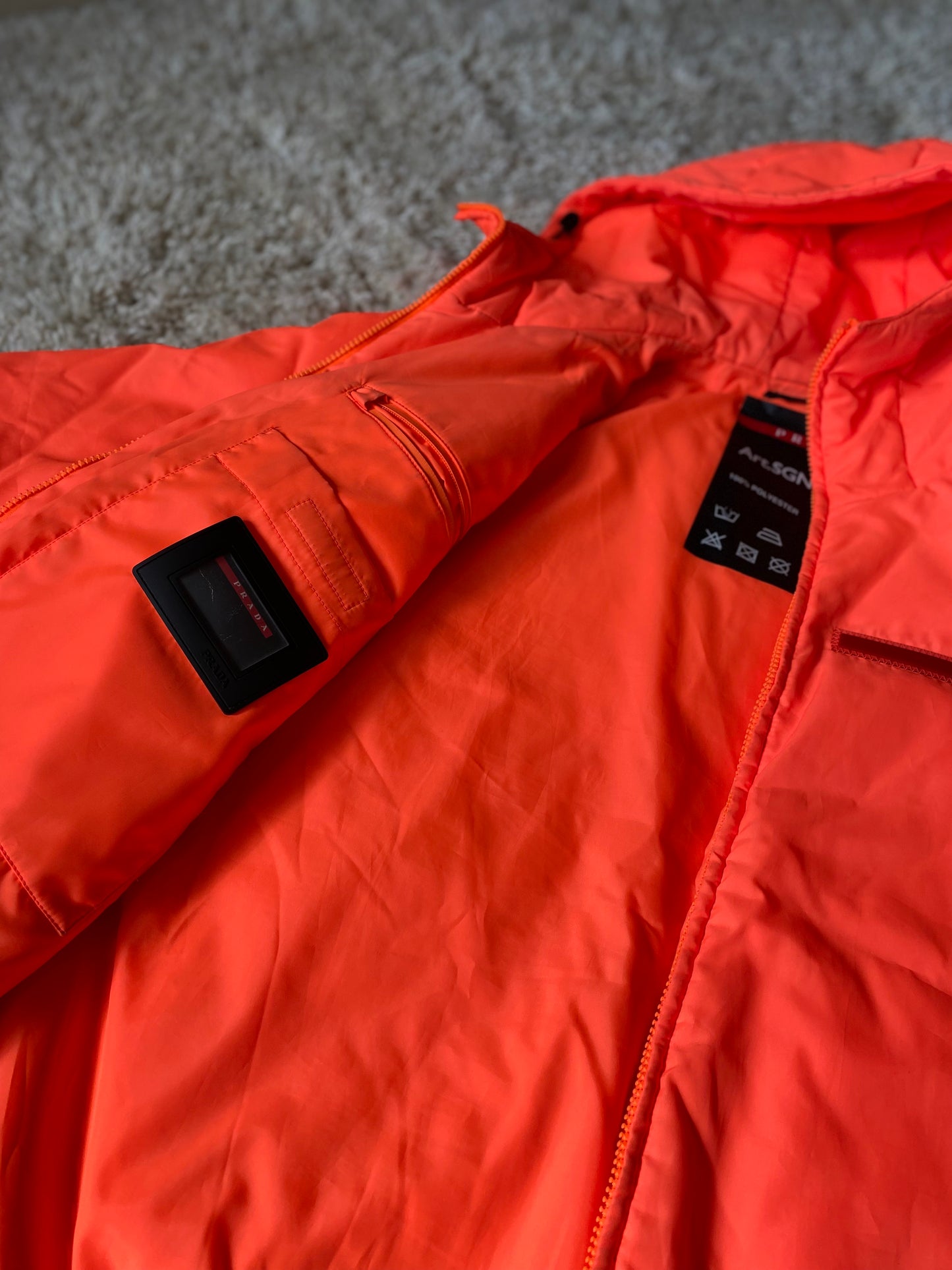 Prada Neon Bomber Jacket