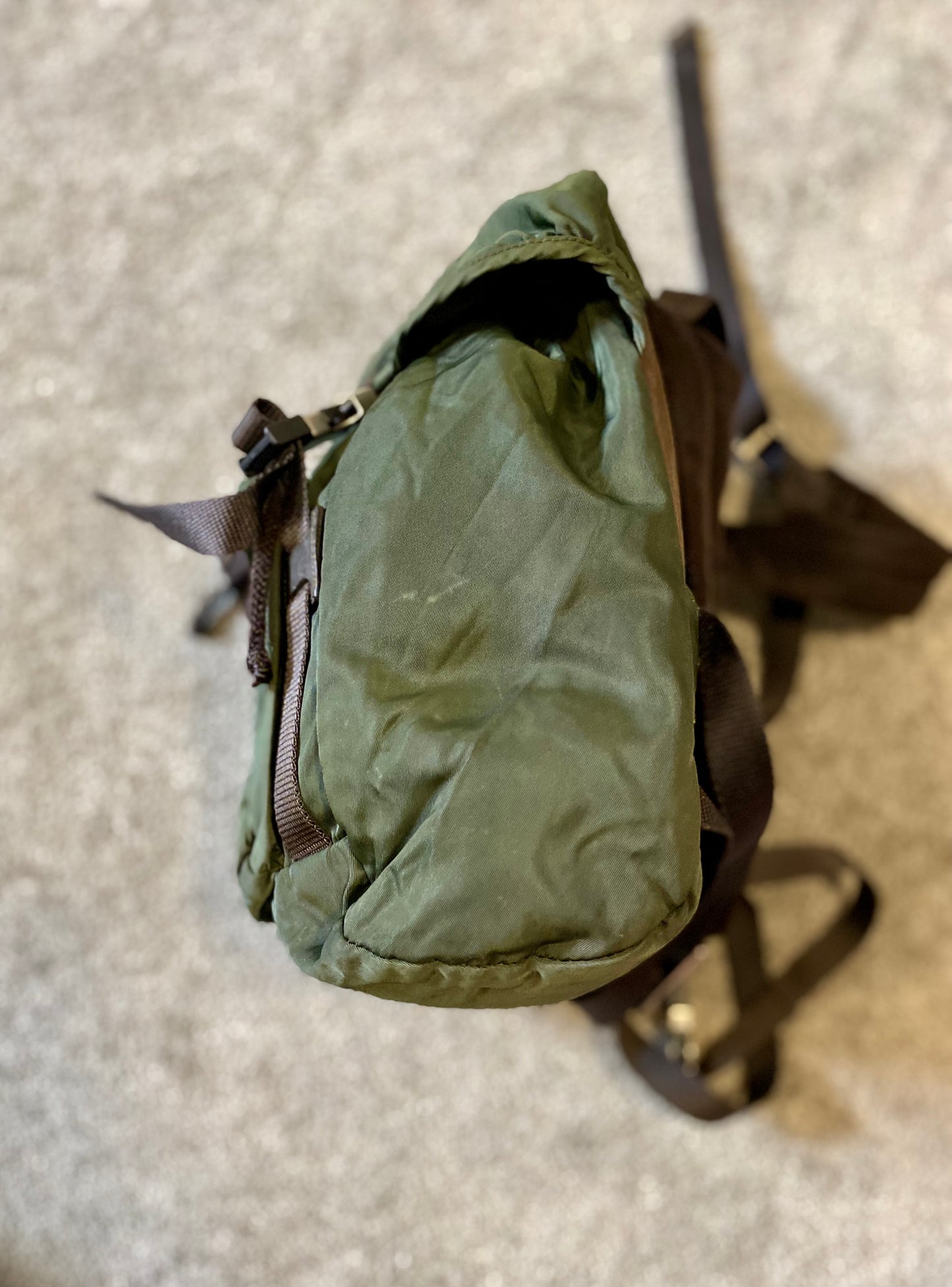 Prada Green Tactical Backpack