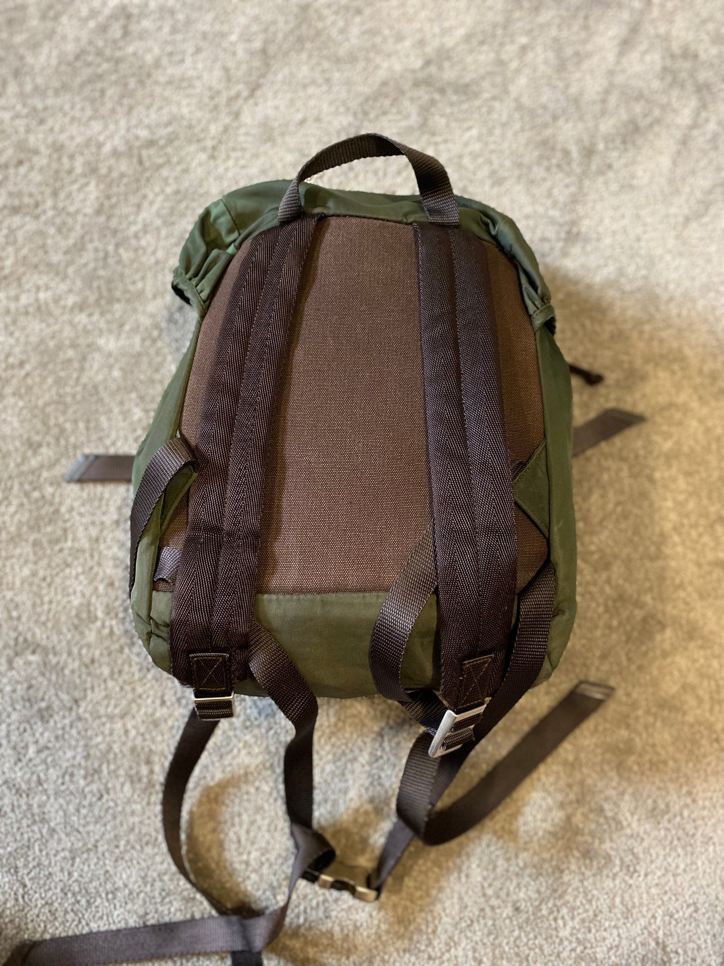 Prada Green Tactical Backpack